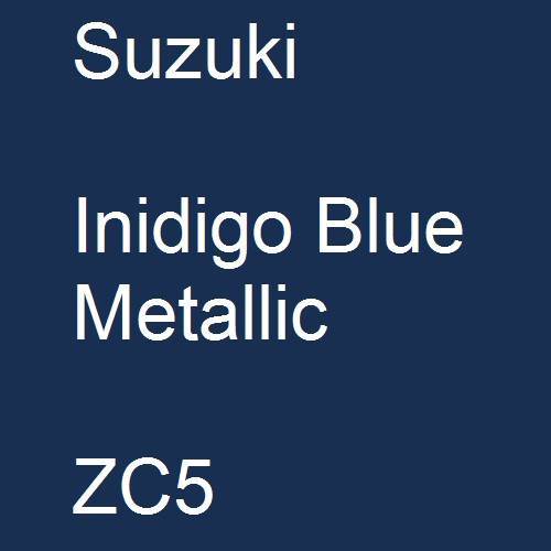 Suzuki, Inidigo Blue Metallic, ZC5.